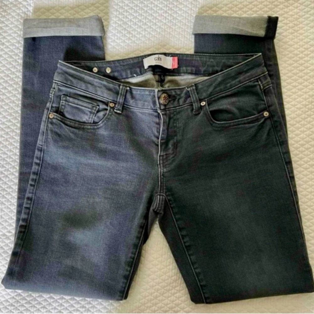 Cabi Slim Boyfriend Dark Gray Jeans Style 3191